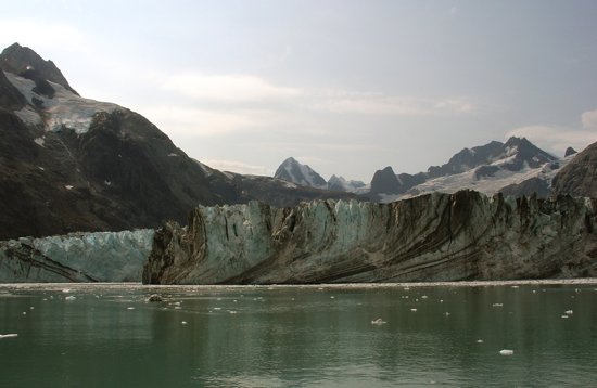 Glaciers meet saltwater
